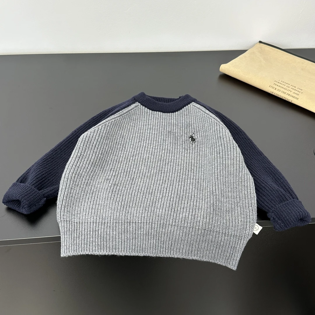 男童帅气秋冬季毛衣2024儿童英伦保暖打底百搭上衣90-150码