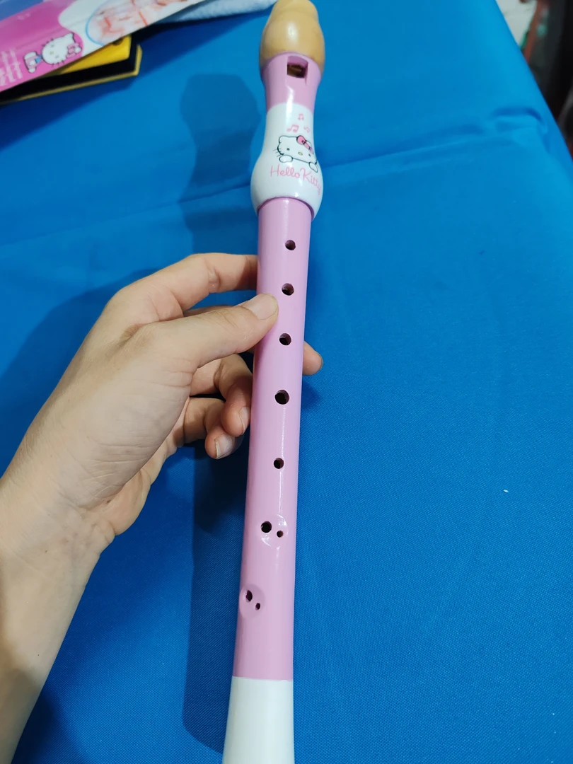 木制竖笛8音高音儿童益智玩具微瑕