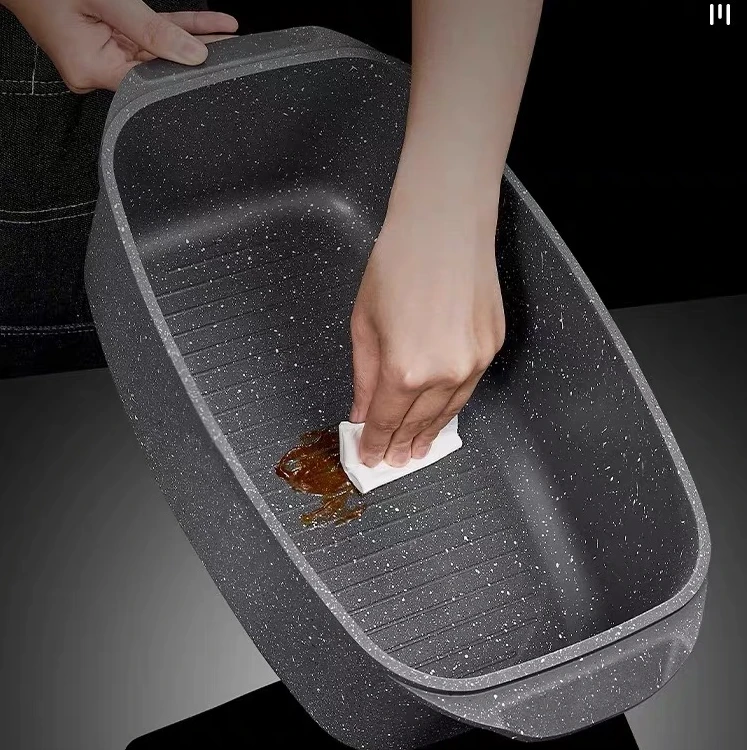 易清洗复合锅底导热快居家必备煎锅 H0810 H