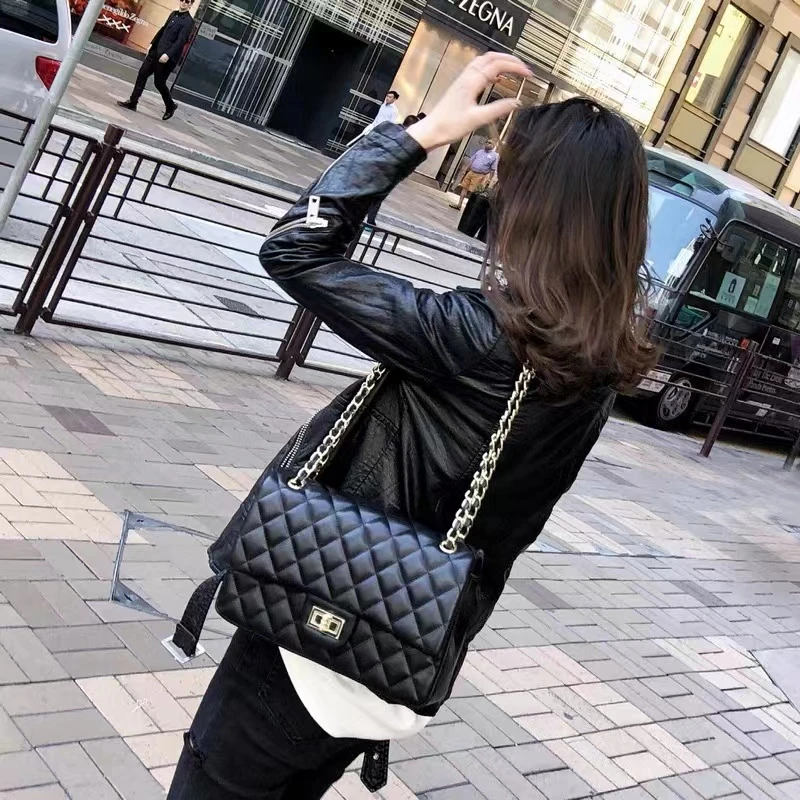 COCO DORIS法式小众复古百搭设计款女包手提单肩斜挎包拉链盒子包