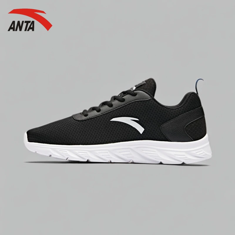 安踏男鞋透气轻便软底网鞋男士减震跑步鞋休闲鞋官方正品运动鞋子