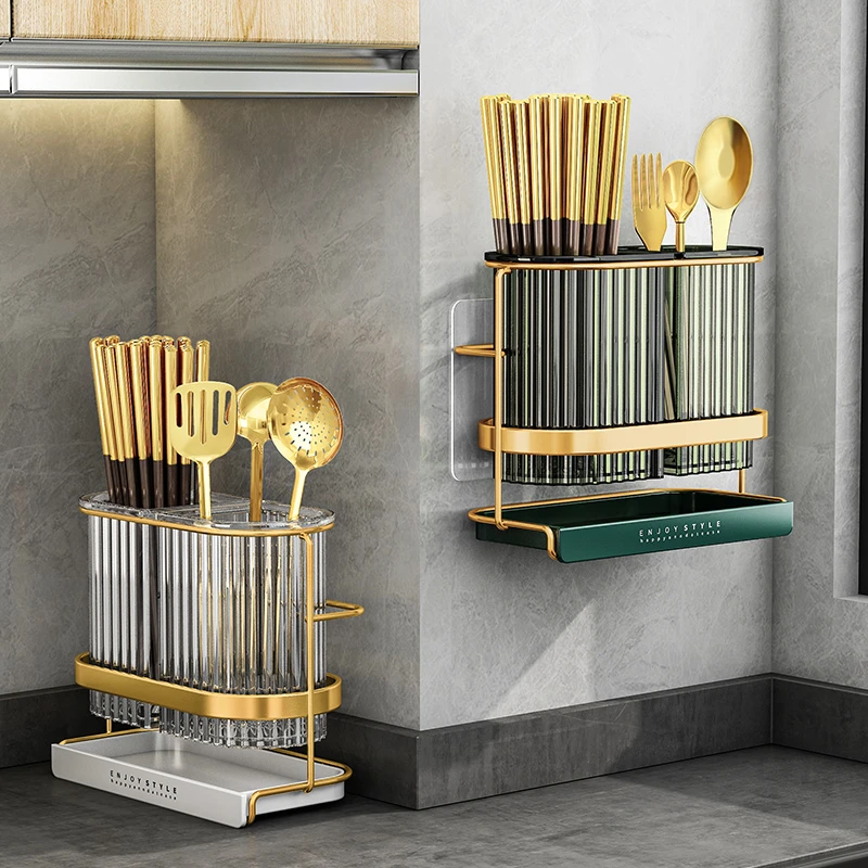 筷子收纳置物架壁挂式家用筷子筒筷子笼厨房用具置物架筷子架子