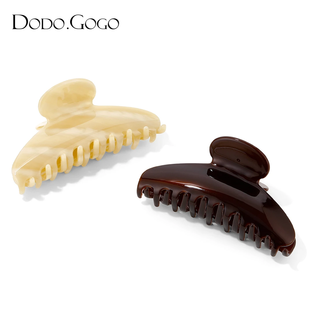 dodogogo醋酸圆弧发抓时尚复古百搭