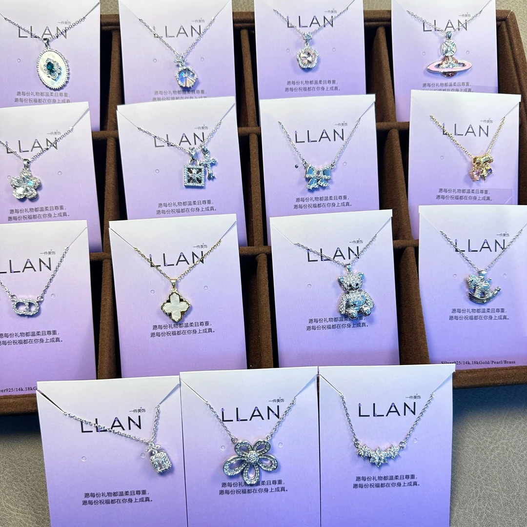 钛钢锆石项链 Llan【高货项链对对碰】轻奢项链小众不撞款代拆链接~