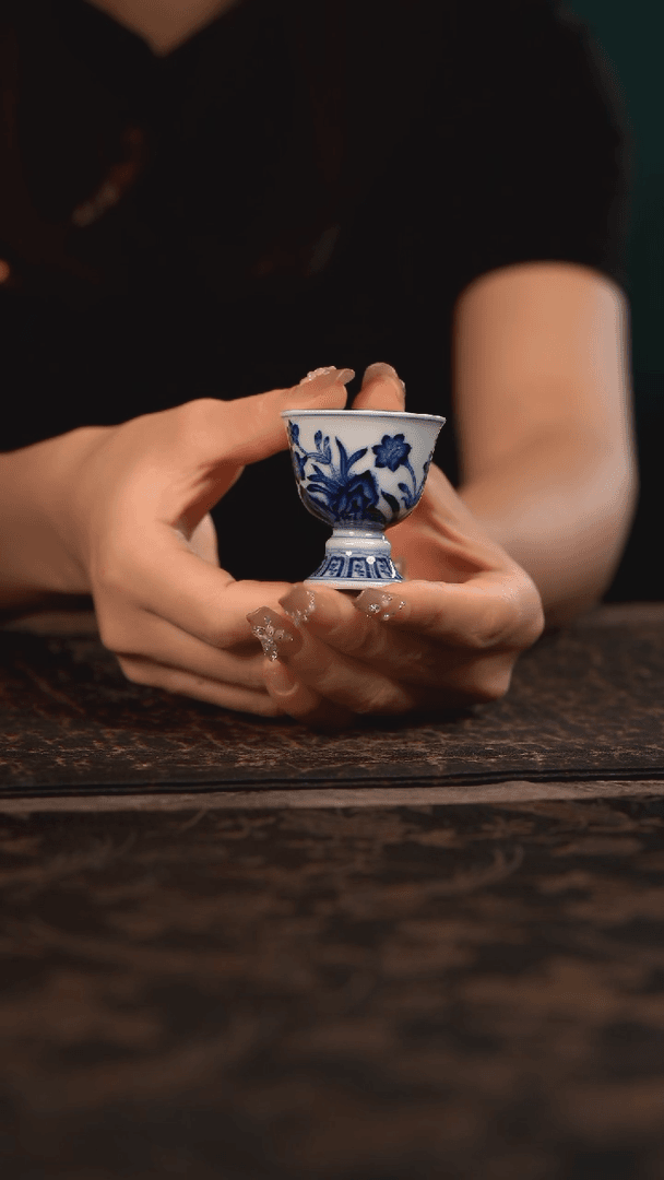【闪购商品】杯洪印慕明灵石兰花茅子杯