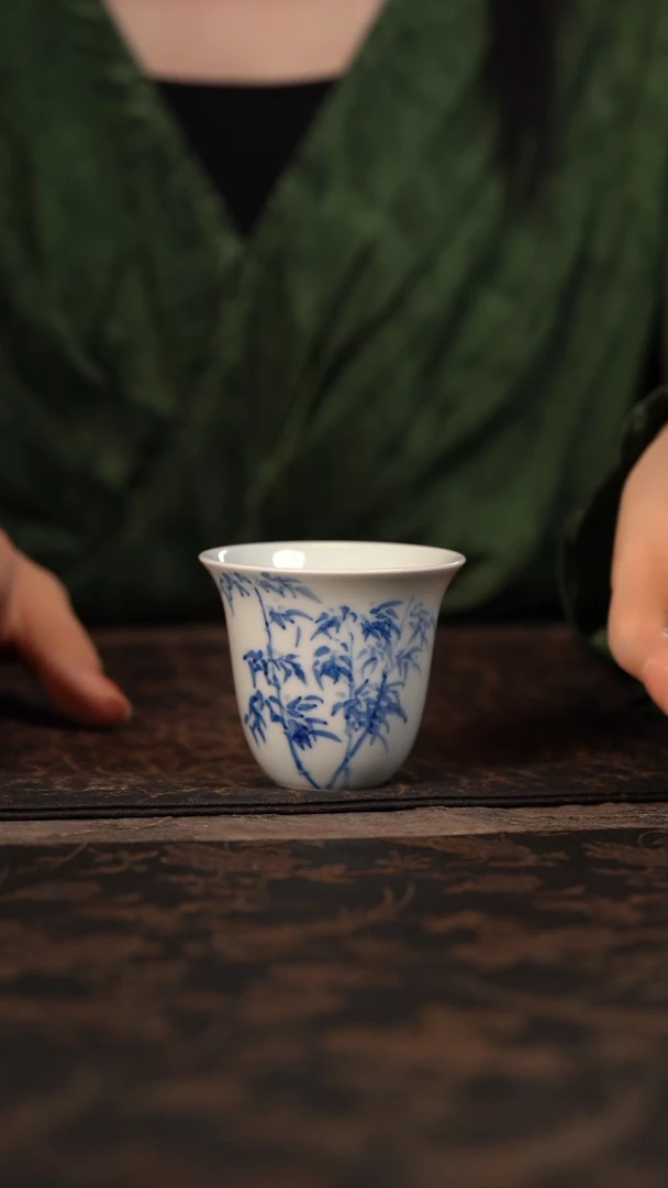 【闪购商品】杯800号福利款厚力竹子撇口杯