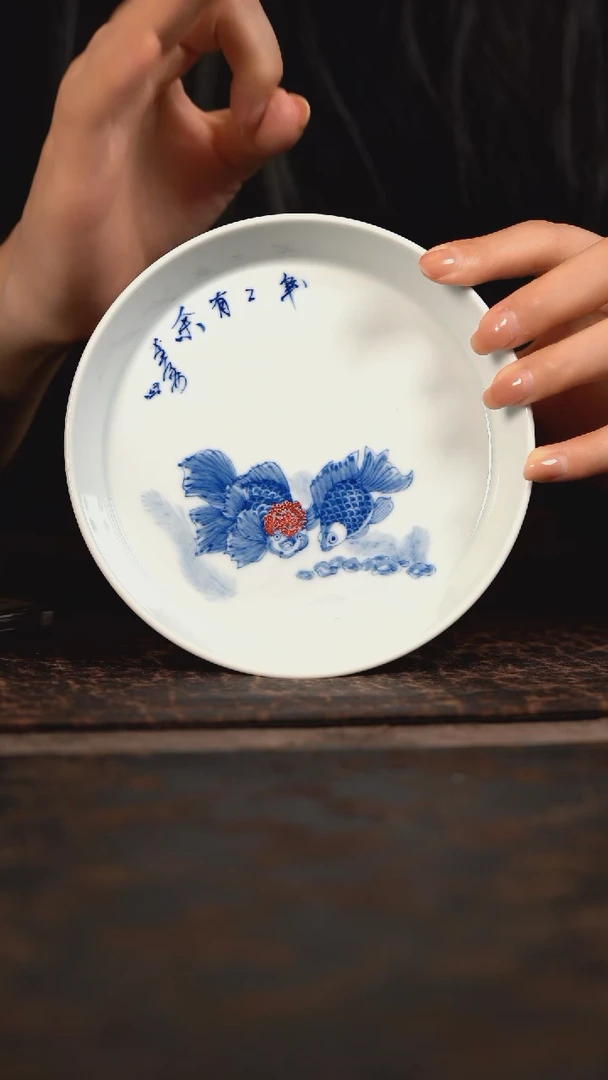 【闪购商品】杯HLX陶瓷鸿运当头马蹄壶承