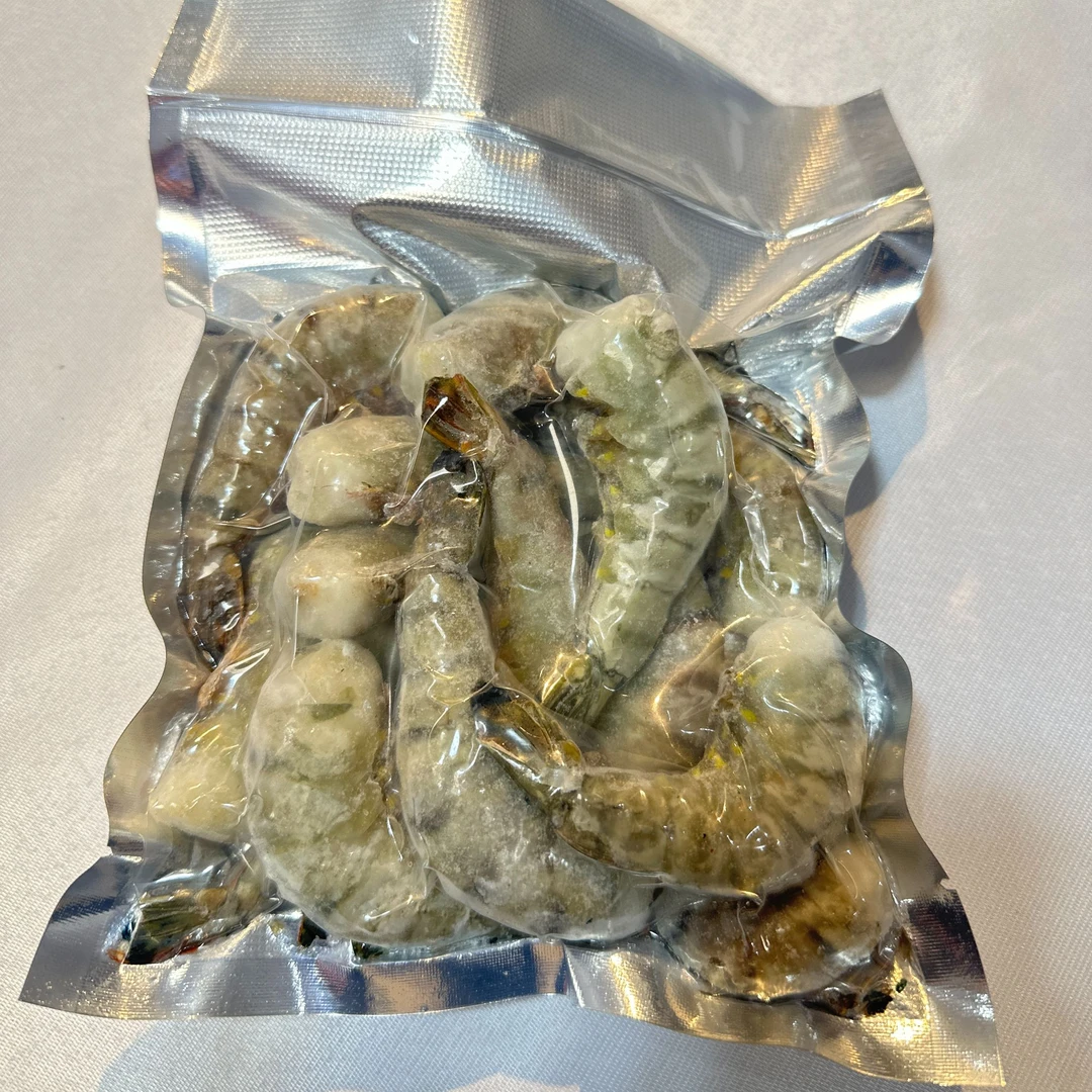 去头黑虎虾虾肉一袋半斤左右