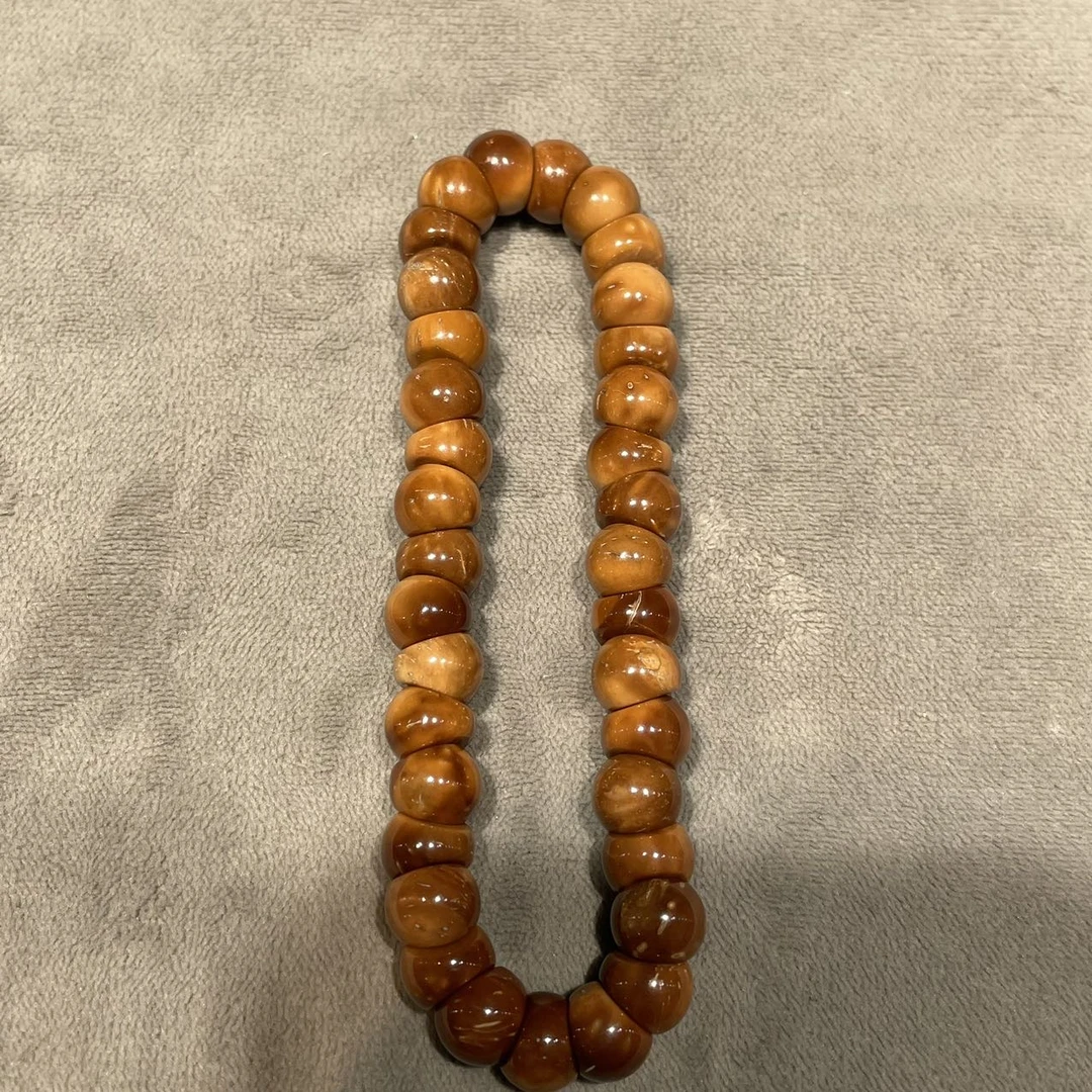 【佳哥推荐】  J91451-库克猪大肠单圈手串-9mm左右