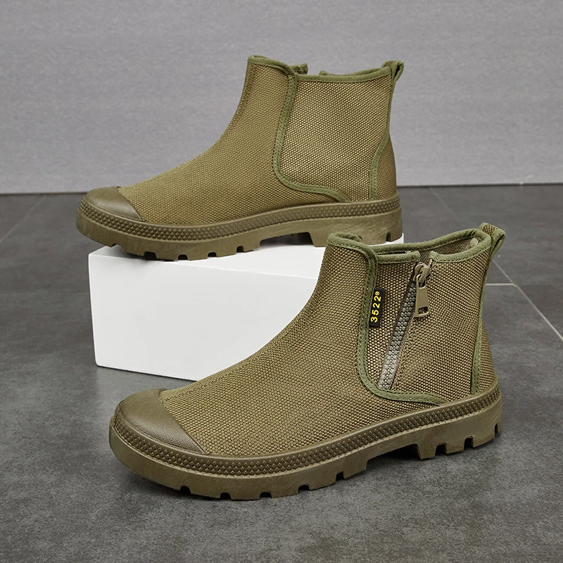 3522劳保鞋正品高帮新款男耐磨防滑防臭工地干活户外上山解放鞋