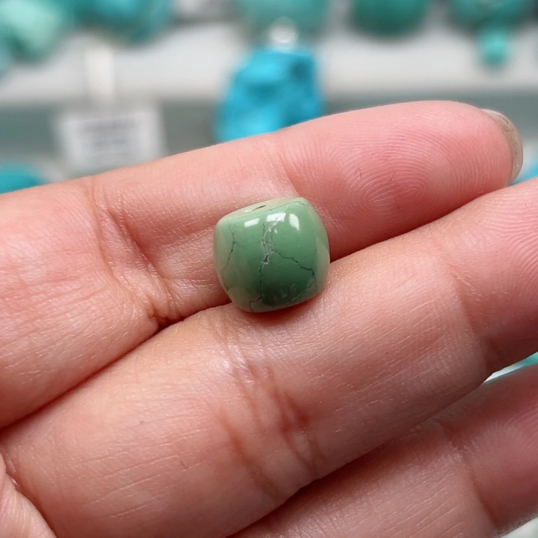 绿松石珠宝半成品未镶嵌差****饰