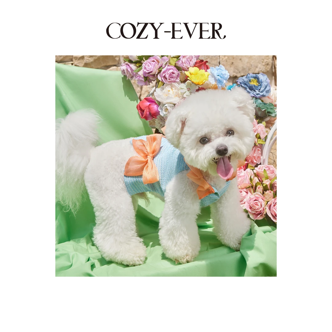 COZY-EVER烂漫花园·橘尾公主宠物小香风服饰  非七天无理由退换