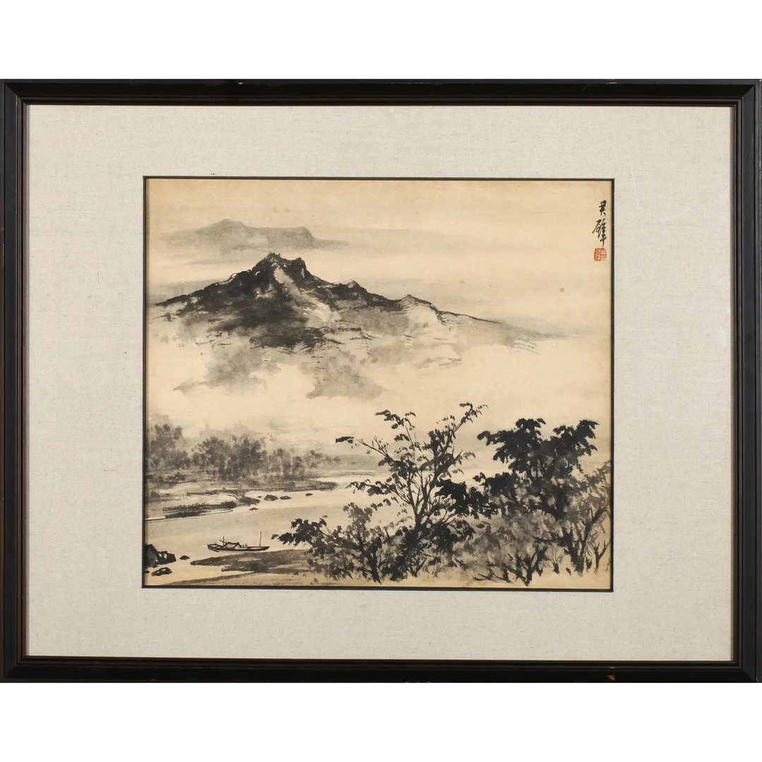 7321、黄君璧 春山渔晚【宣德73珍品拍卖】