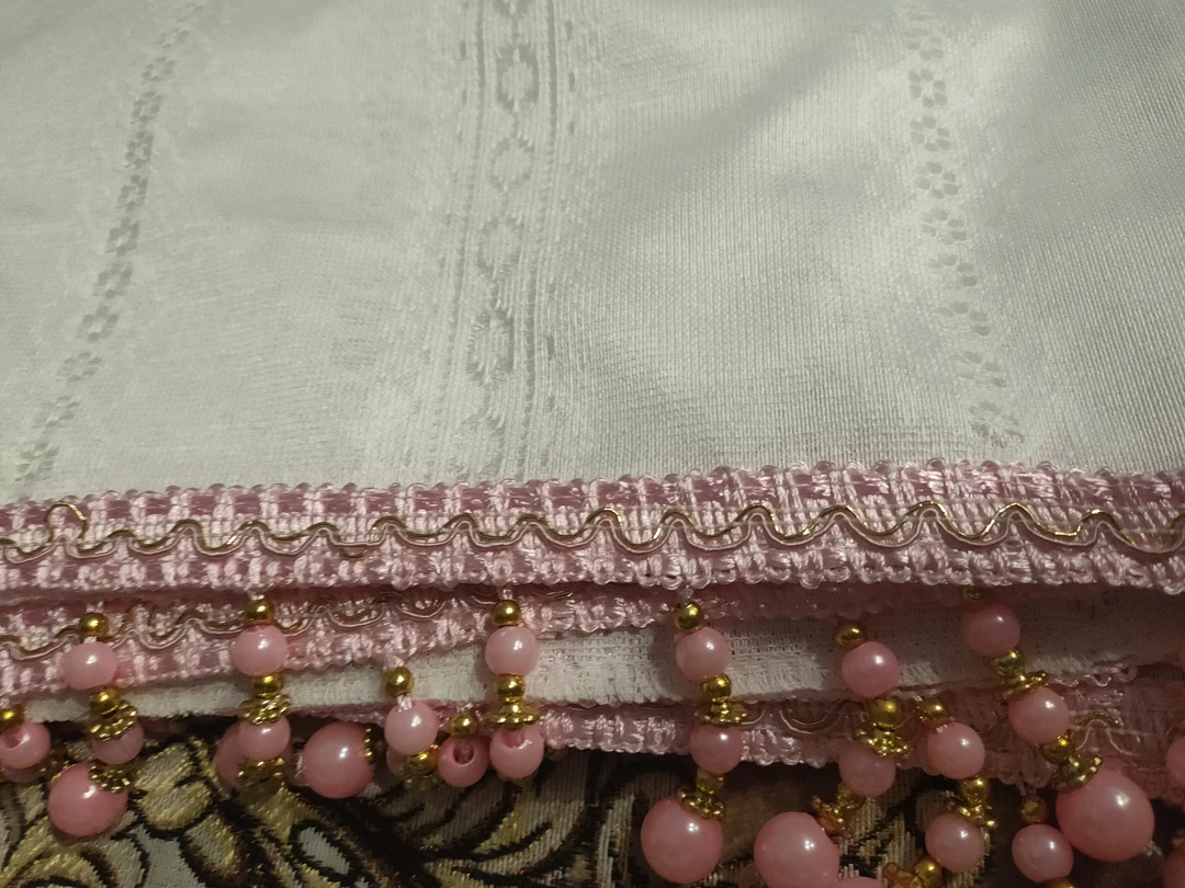 2606白色桌布65*100(有3-5厘米误差)微