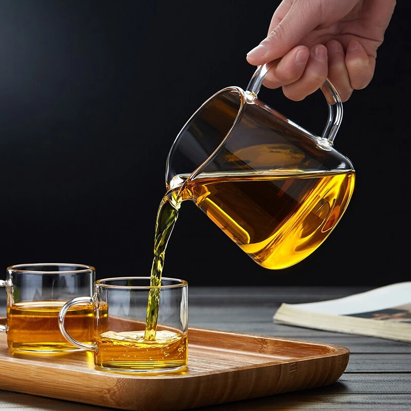 玻璃公道杯茶漏套装加厚耐热日式茶滤家用功夫茶具配件茶海分茶器