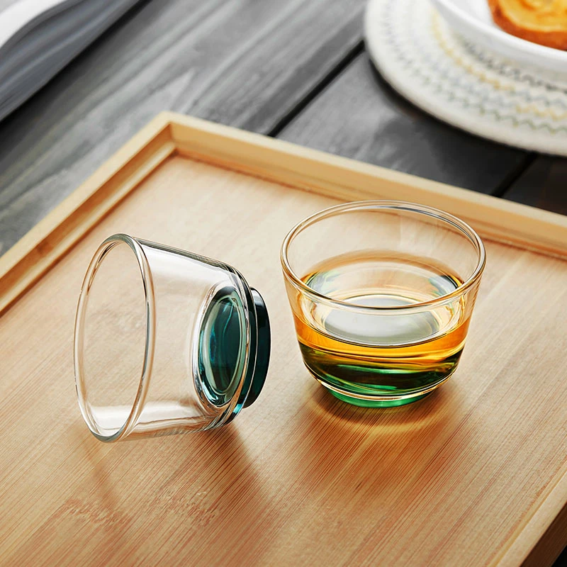 【净水品茗杯】加厚玻璃家用主人杯功夫茶具小茶杯个人专用茶道杯