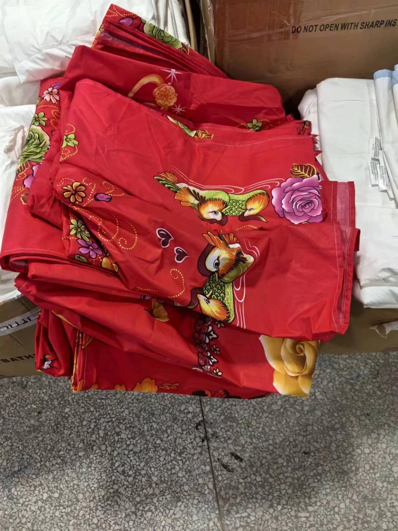 《厚广家》3楼200×220全棉高支棉床单 大红色喜庆款 不挑色 发1张