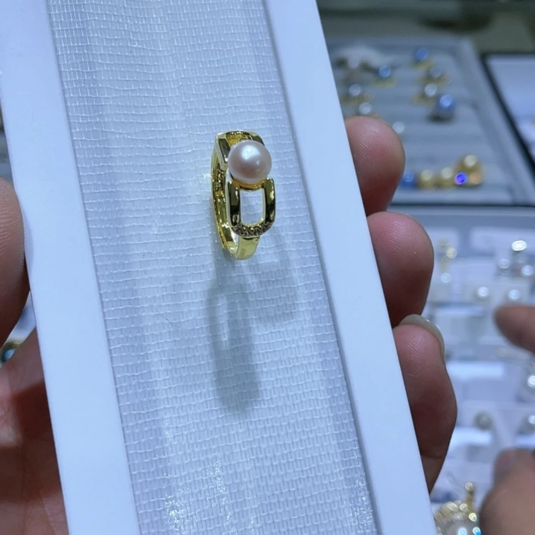 【闪购商品】海水珍珠戒指银S925镶嵌