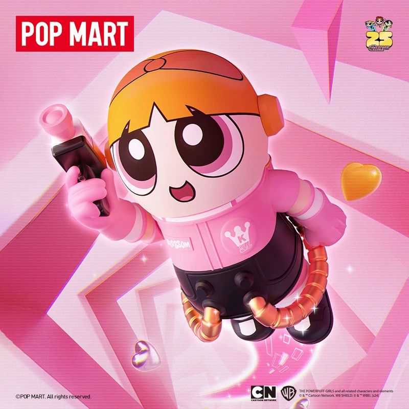 【泡泡玛特】MEGA SPACE MOLLY 400%+100% 飞天小女警-花花手办