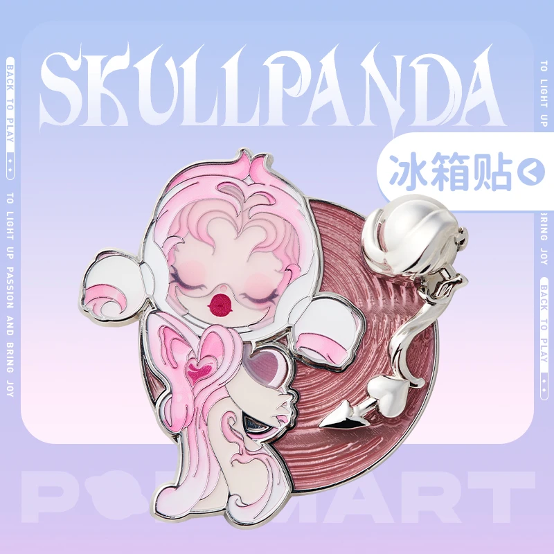 【折扣】泡泡玛特SKULLPANDA声音系列-冰箱贴盲盒摆件