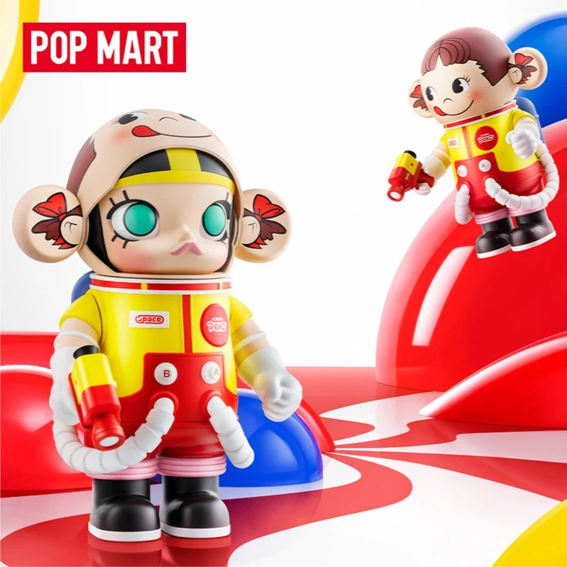 泡泡玛特MEGA SPACE MOLLY 1000%PEKO牛奶妹手办
