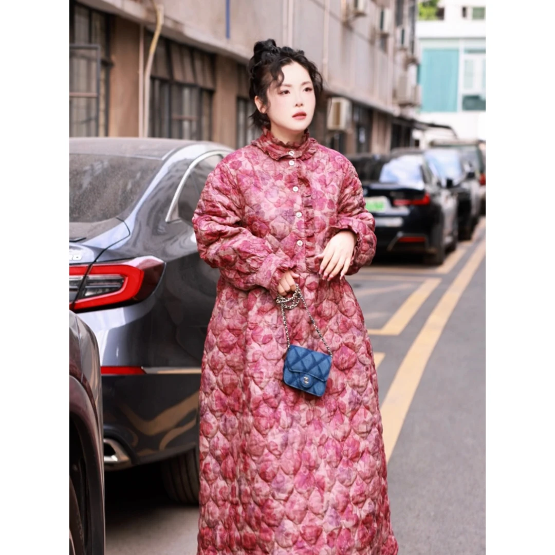 漾.发酵乌梅迷雾晕染秋冬袍子风衣叠穿利器外套