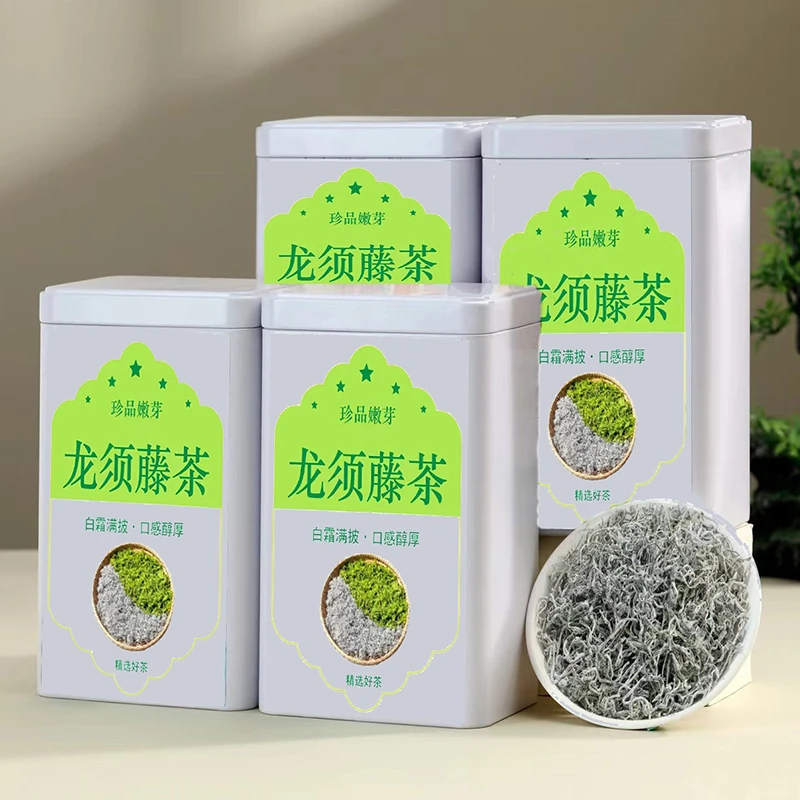 2024高山莓茶龙须藤茶张家界高山芽尖莓茶送礼自饮罐装藤茶雪茶