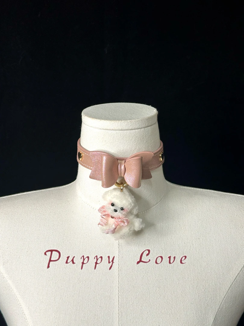 Puppy Love玛丽小猫皮皮小狗领带项链时尚百搭个性洋气轻奢卡通