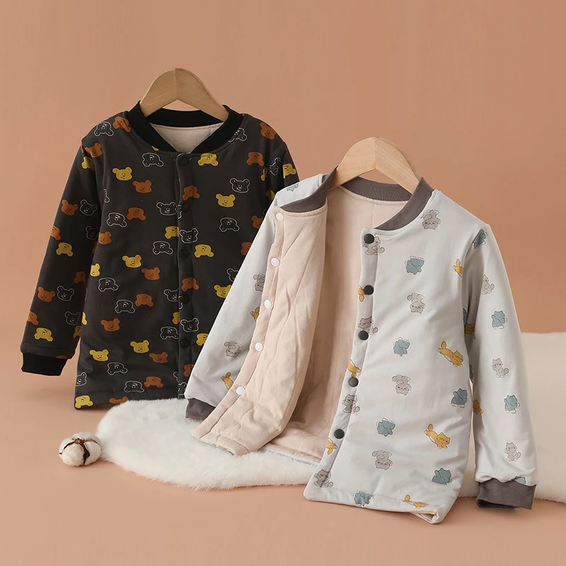 【断码清仓】儿童棉服加厚中小童校服神器棉衣男童保暖外套夹棉宝宝