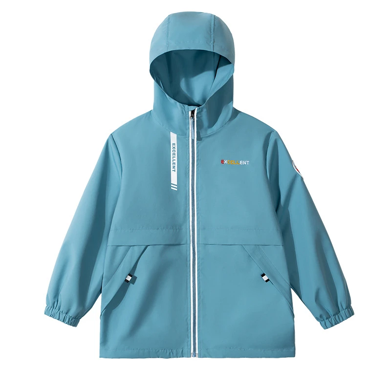 果果同学小学生校服班服冬装冲锋衣可拆卸羽绒外壳学生加厚羽绒服