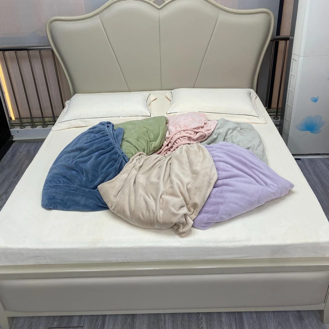 丽家平！宠粉价 丽绒棉 单独床笠 255克牛奶棉绒床品 席梦思保护套