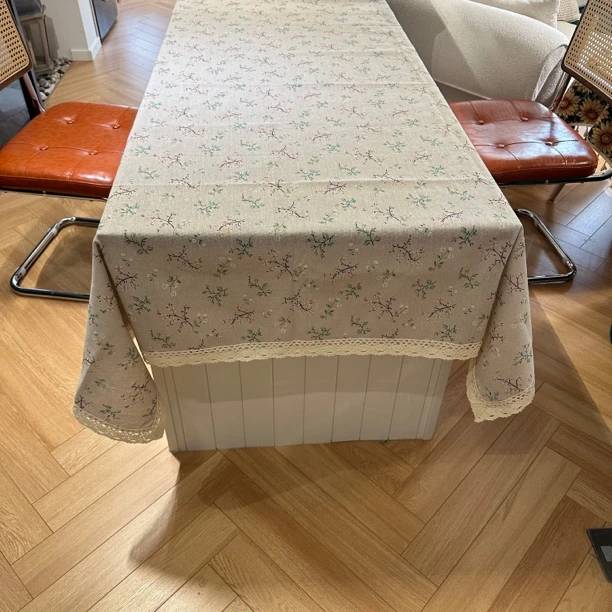 (140*220)棉麻碎花桌布