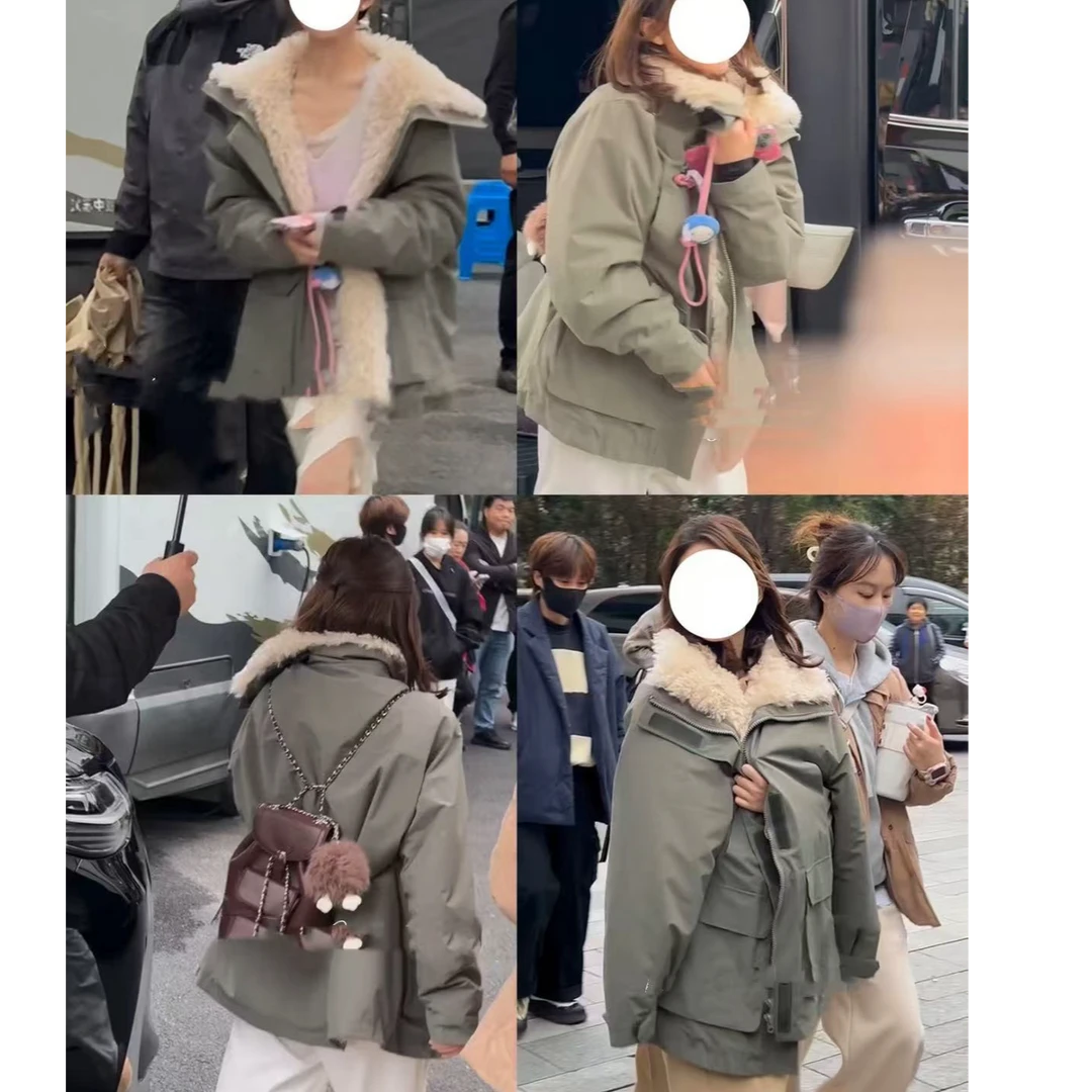 【冯七七】露思同款2024新款派客服外套