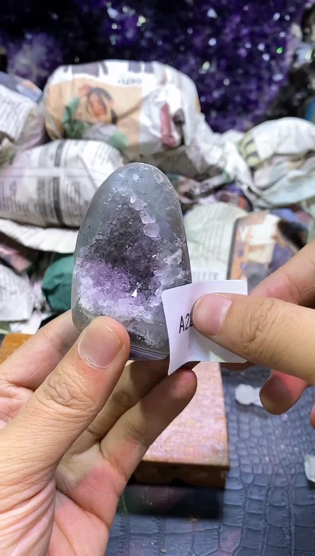 【闪购商品】紫晶摆件未镶嵌2250