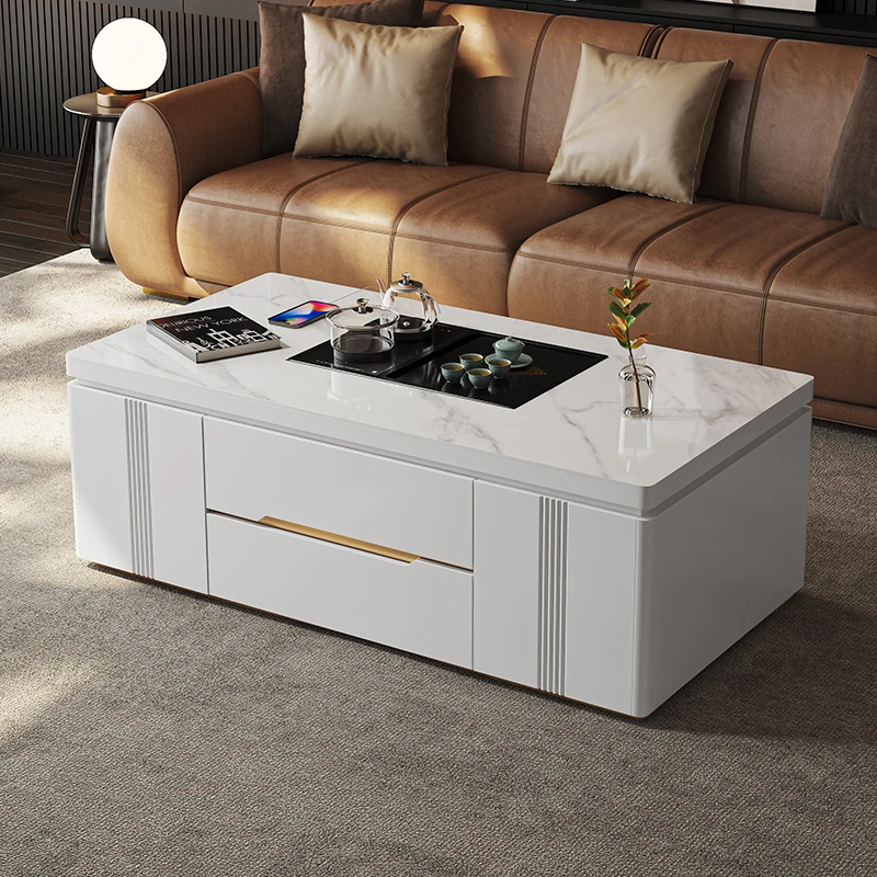 智能声控升降茶几餐桌两用全自动客厅多功能功夫茶台一体式泡茶桌