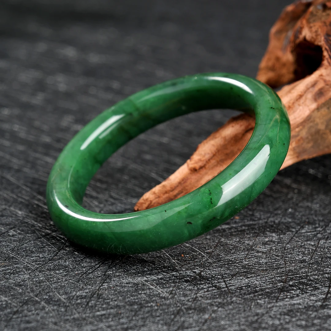 D1275S1【矿姐珠宝】碧玉手镯多样性发一