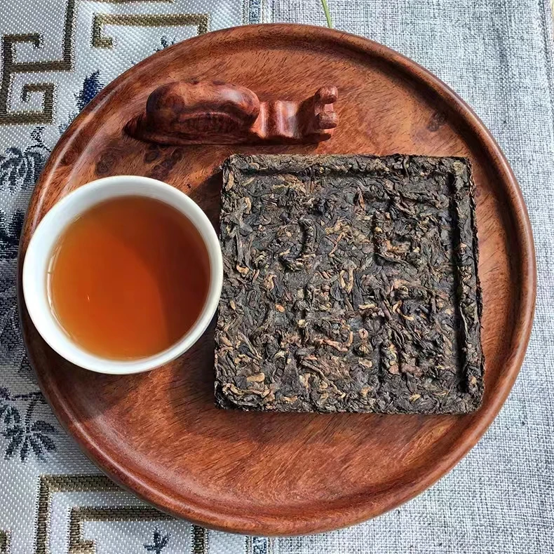 龙圆号百福砖06年生熟普洱茶北方干仓普洱