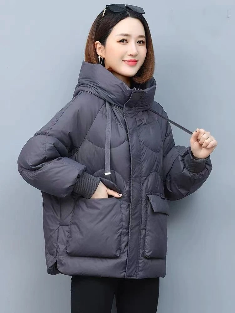 冬季大码羽绒（棉）服女短款面包服加厚羽绒（棉）服衣外款