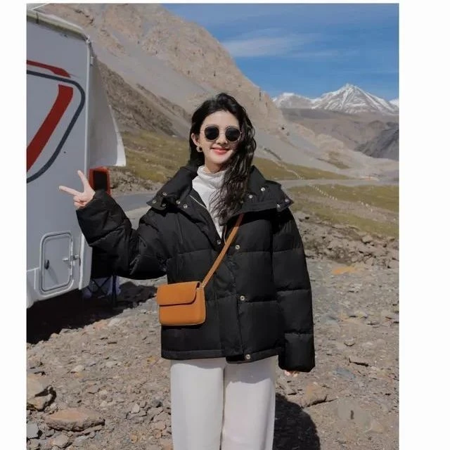 冬季爆款奶呼呼短羽绒（棉）服女年新款小个子奶黄包冬季外套加同