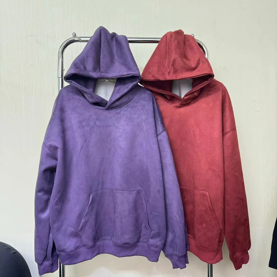 【订单】廓形麂皮绒卫衣