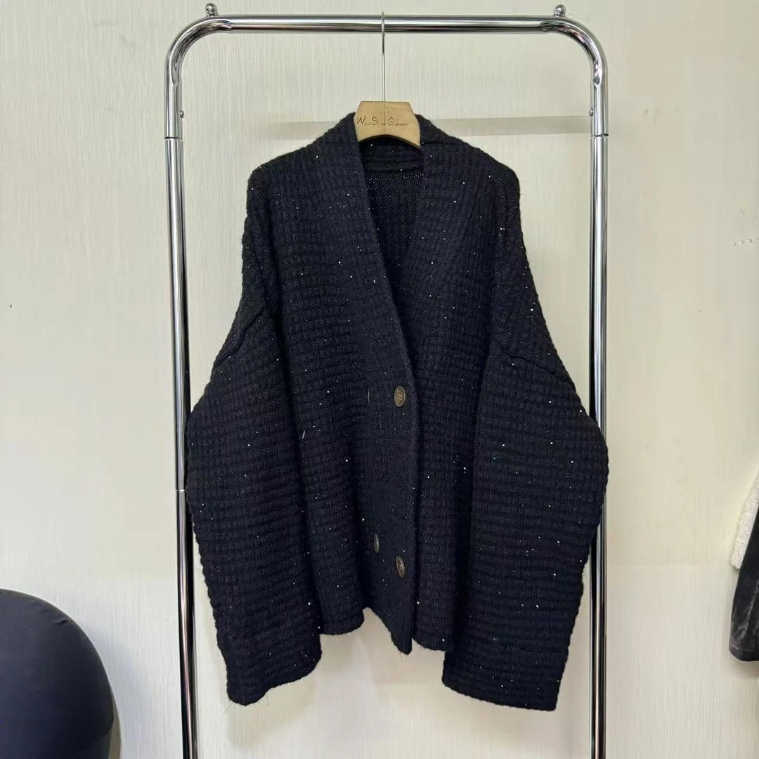 【买手店】重磅重工亮闪毛衣开衫