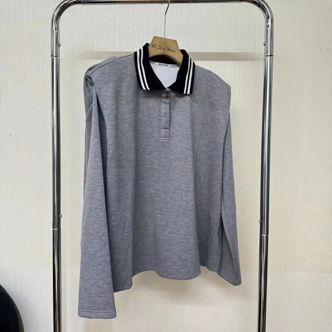 【韩代】花朵扣假两件卫衣