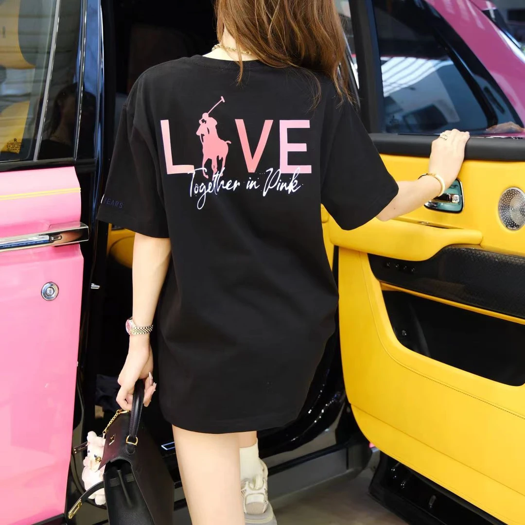 2025新款春夏拉夫印花短袖T恤D2062【玥】