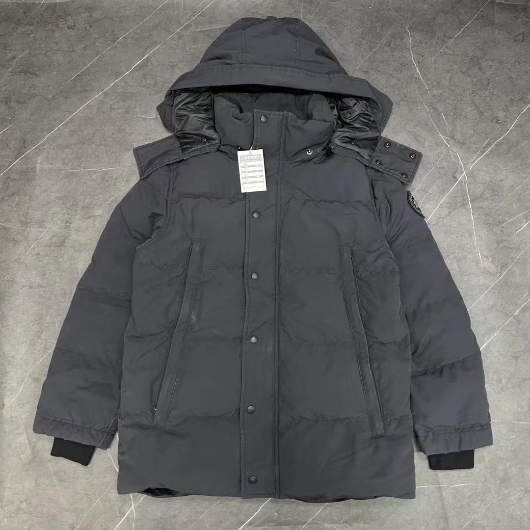 95新 CANADA GOOSE 加拿大鹅 Wyndham系列 m码 中长款鹅绒羽绒服