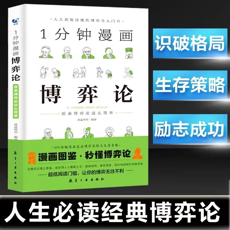 一分钟漫画博弈论 逻辑学 心理学  思维 日常生活心理博弈策略