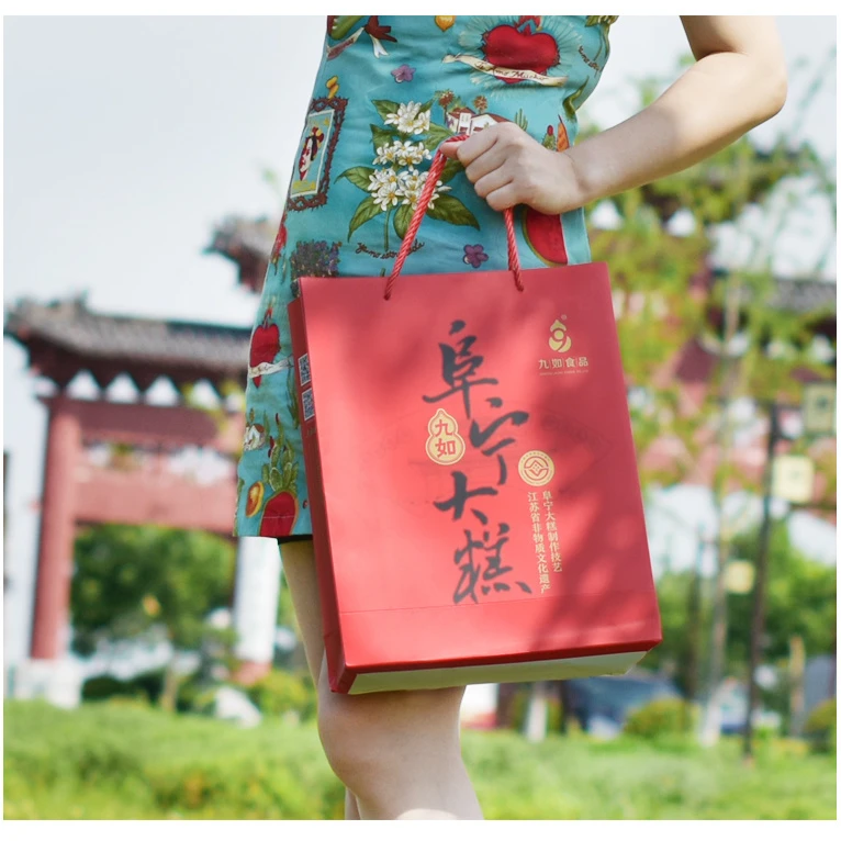 九如君正宗阜宁大糕江苏特产1000克云片点心高档送节日礼品盒年货