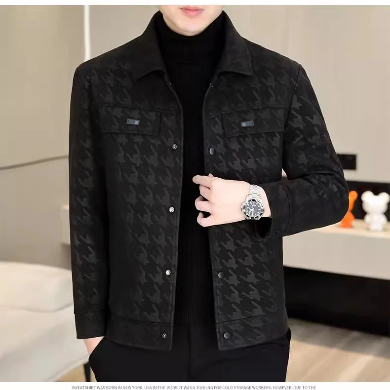 ZOTLIPAOLO/佐丹利·保罗黑色商务耐磨休闲男士通用男士外套008