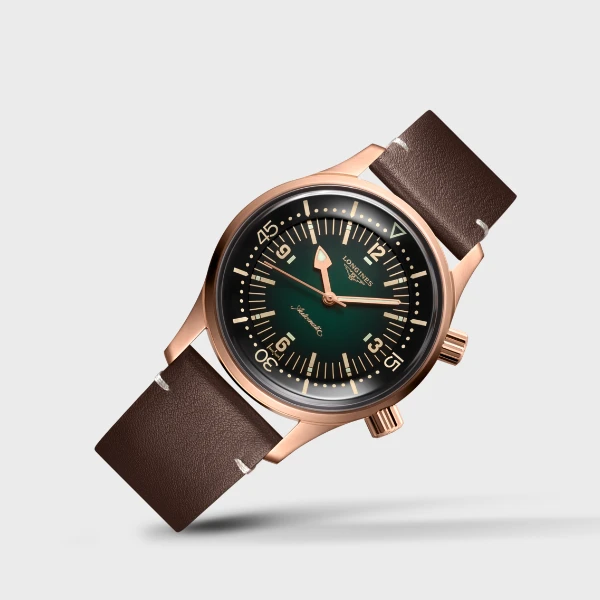 99新 Longines/浪琴 经典复刻系列青铜/42mm/男款/公价25700/全套