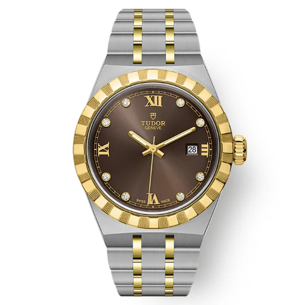 未使用 TUDOR/帝舵 皇家系列28303/咖金钻/28mm/全新全套