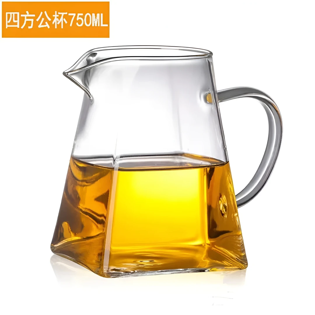（静萱茶事）方形陈皮玻璃公道杯750ml